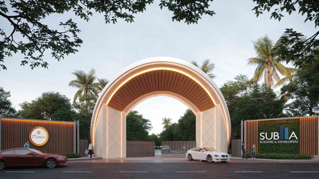Subha Ecostone entrance